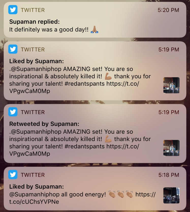 Supaman Liked and Retweeted